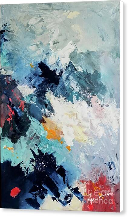 Abstract Mountains 3 - Canvas Print