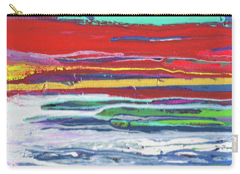 Art Life Abstract Print - Zip Pouch