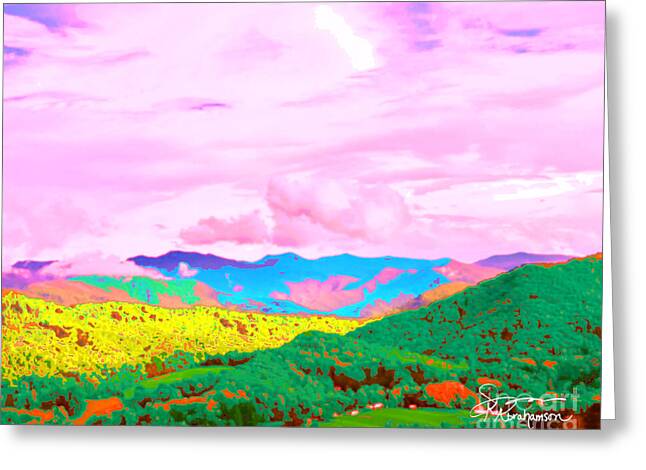 Blue Ridge Mountains 1 - Greeting Card