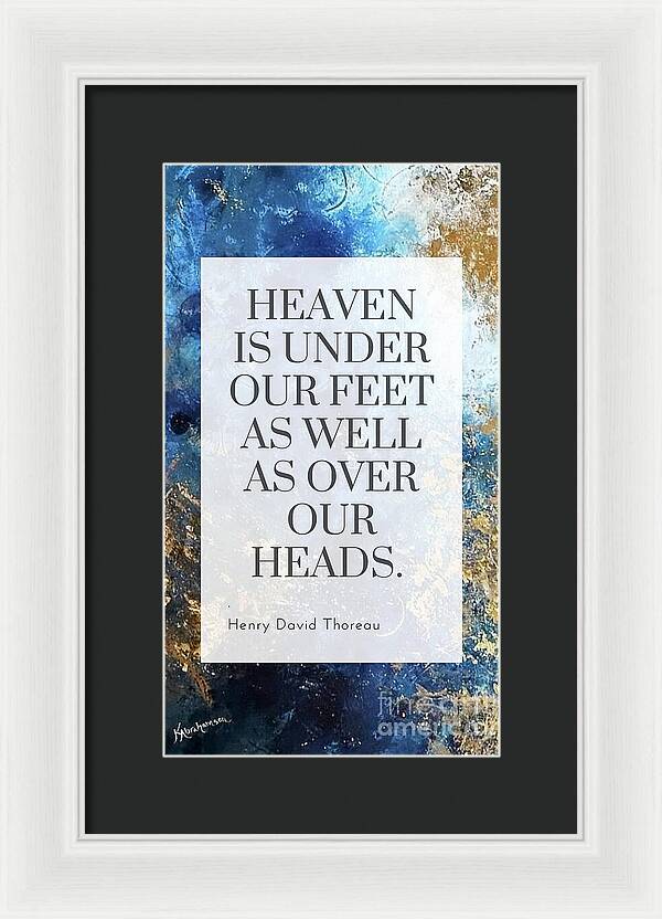 Celestial Currents Inspiration - Framed Print