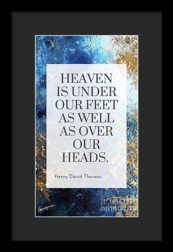 Celestial Currents Inspiration - Framed Print