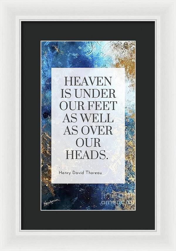Celestial Currents Inspiration - Framed Print