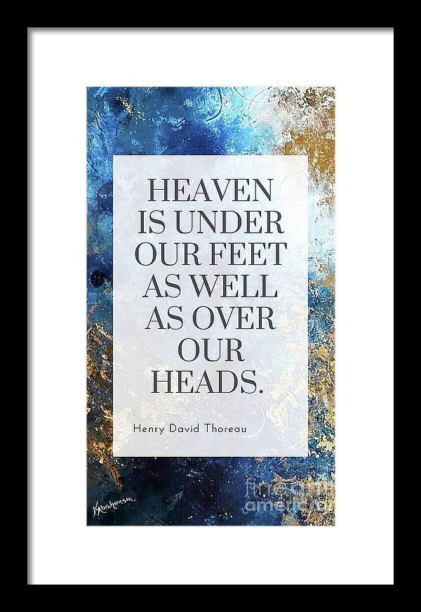 Celestial Currents Inspiration - Framed Print