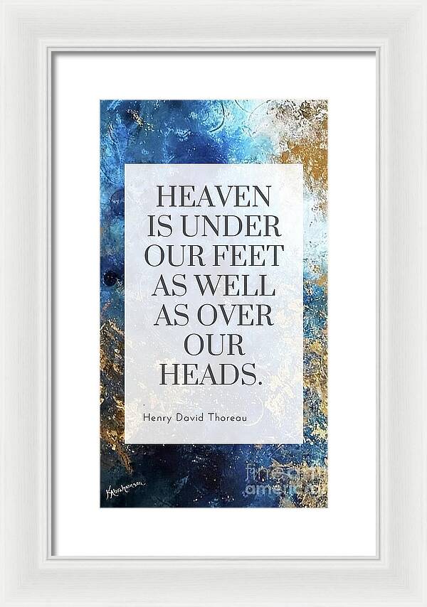 Celestial Currents Inspiration - Framed Print