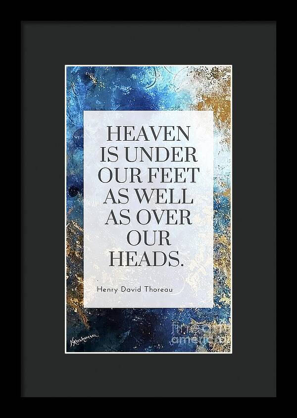 Celestial Currents Inspiration - Framed Print