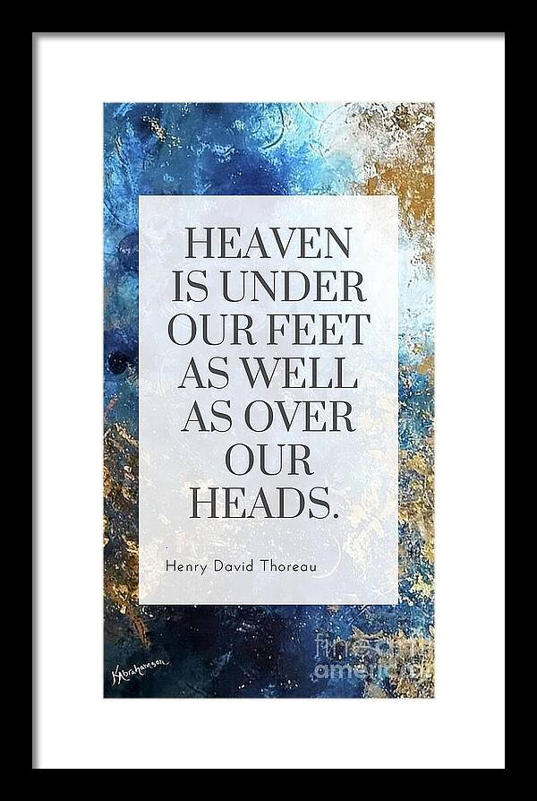 Celestial Currents Inspiration - Framed Print
