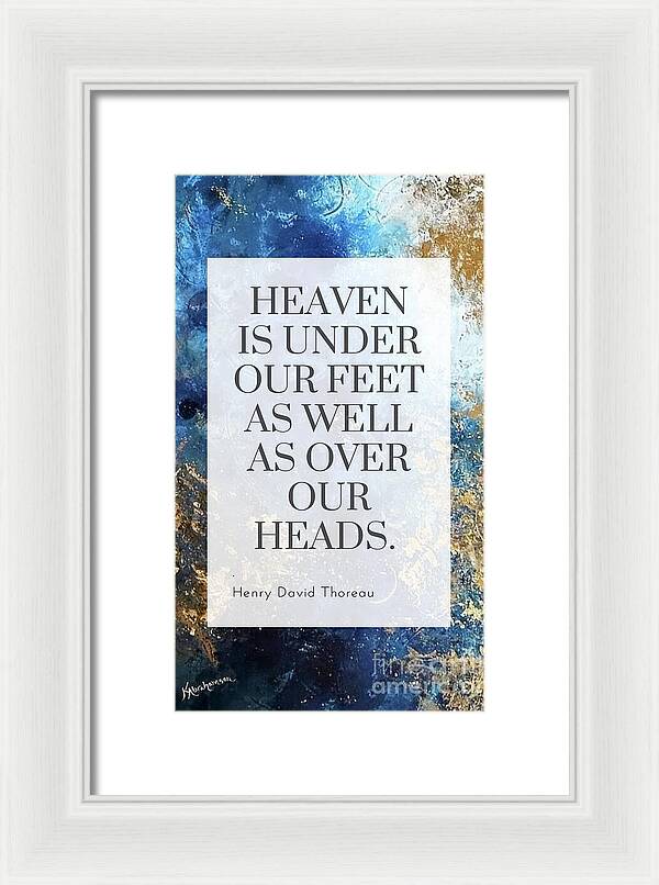 Celestial Currents Inspiration - Framed Print
