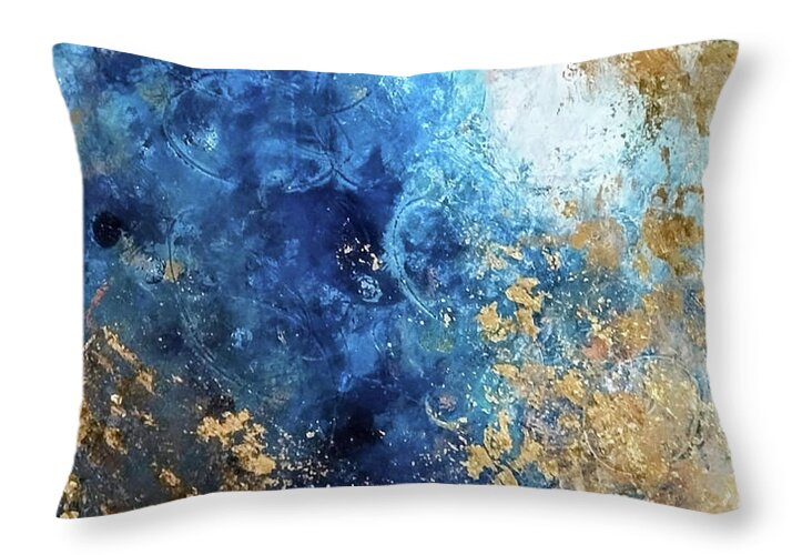Celestial Currents - Throw Pillow