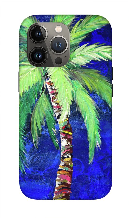 Cobalt Blue Palm II - Phone Case