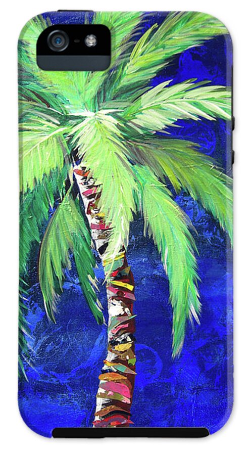 Cobalt Blue Palm II - Phone Case