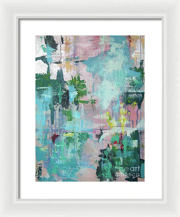 Dancing in the Rain - Framed Print