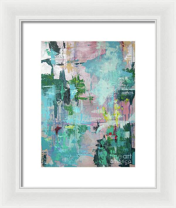 Dancing in the Rain - Framed Print