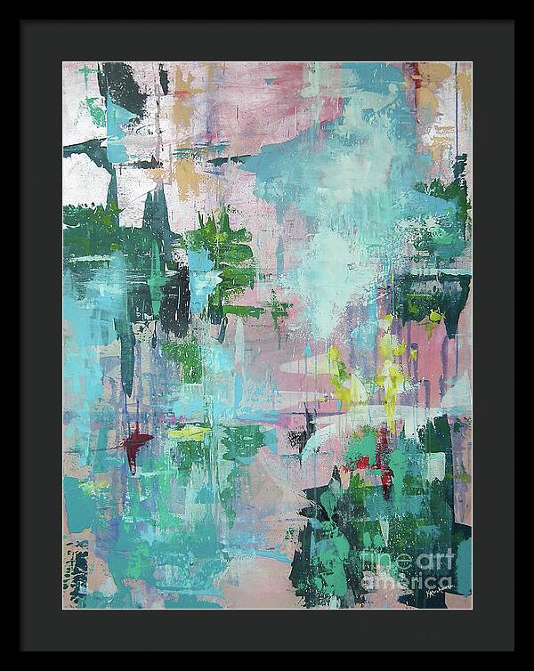 Dancing in the Rain - Framed Print