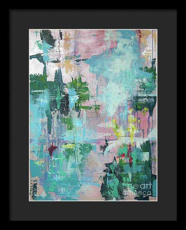 Dancing in the Rain - Framed Print