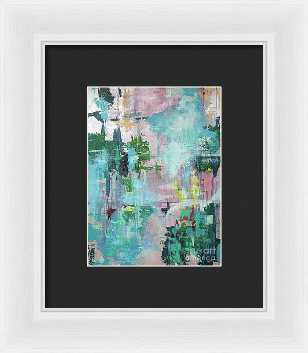 Dancing in the Rain - Framed Print