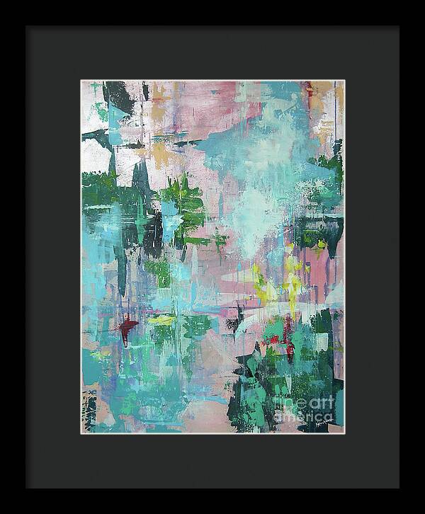 Dancing in the Rain - Framed Print