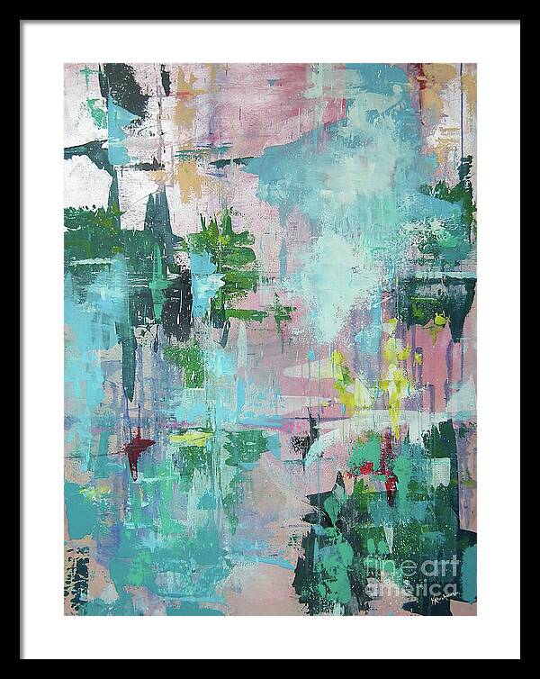 Dancing in the Rain - Framed Print
