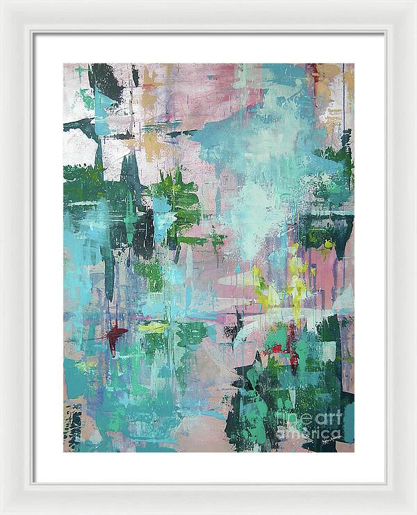 Dancing in the Rain - Framed Print