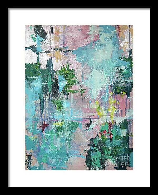 Dancing in the Rain - Framed Print