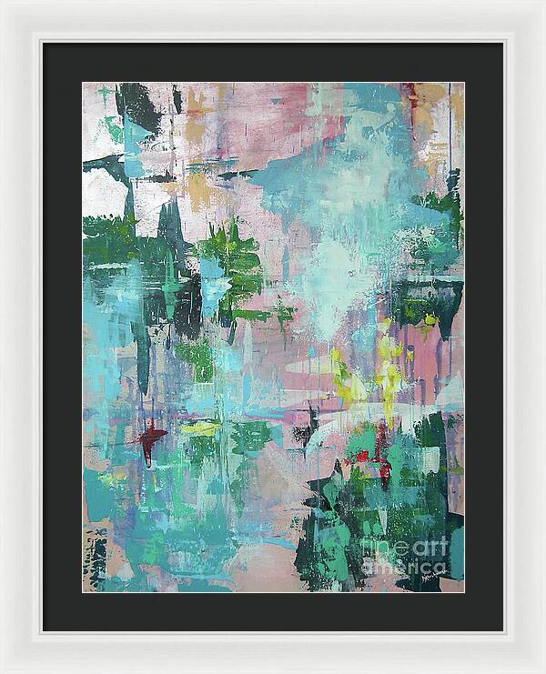 Dancing in the Rain - Framed Print