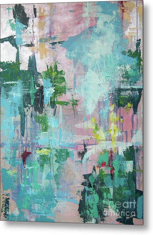 Dancing in the Rain - Metal Print