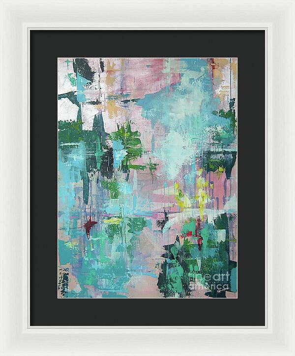 Dancing in the Rain - Framed Print