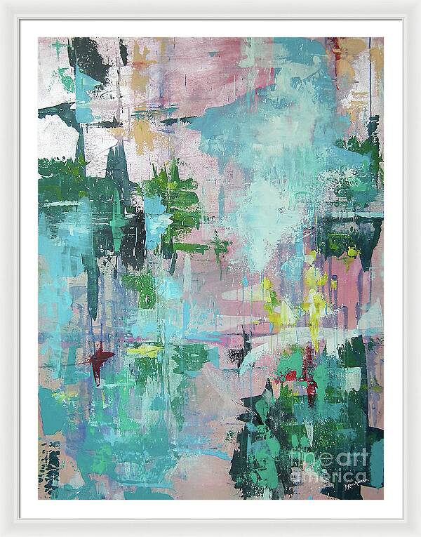 Dancing in the Rain - Framed Print