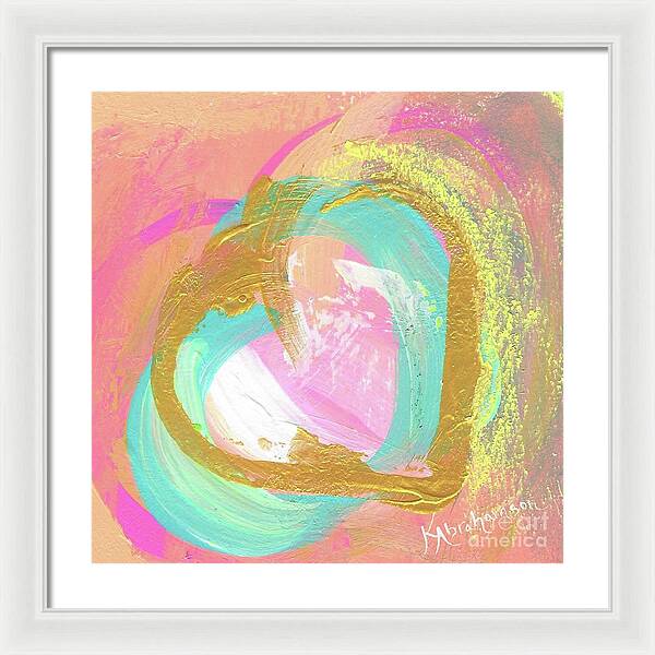Heart Echo Love 2021 1 - Framed Print