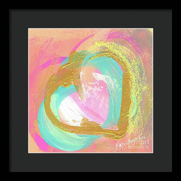Heart Echo Love 2021 1 - Framed Print