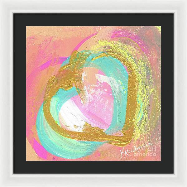 Heart Echo Love 2021 1 - Framed Print