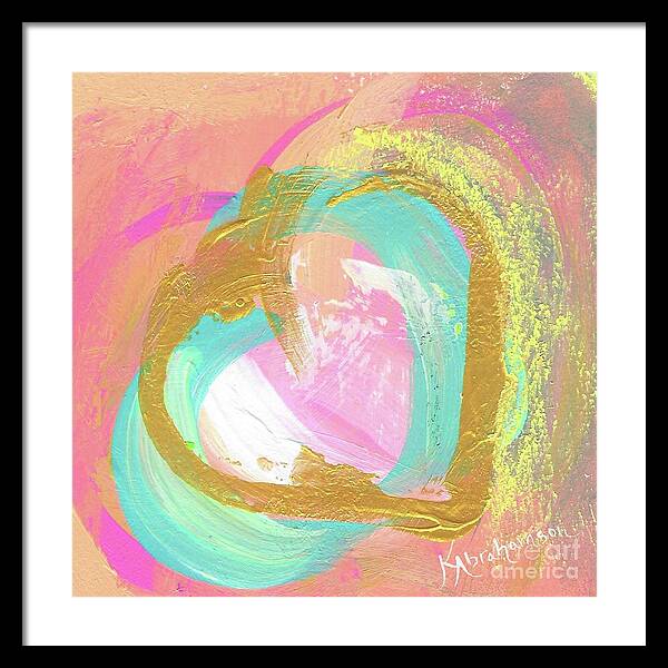 Heart Echo Love 2021 1 - Framed Print
