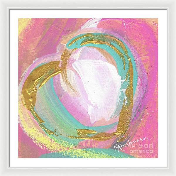 Heart Echo Love 2021 4 - Framed Print