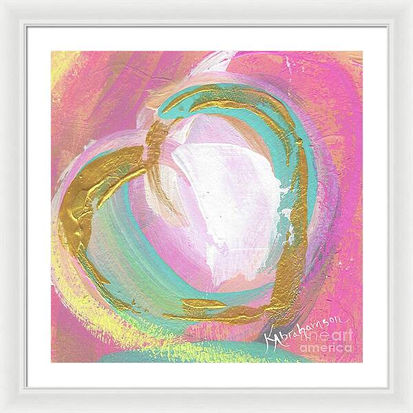 Heart Echo Love 2021 4 - Framed Print
