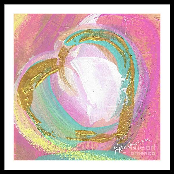 Heart Echo Love 2021 4 - Framed Print