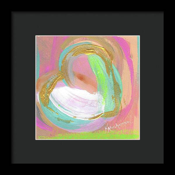 Heart Echo Love 2021 5 - Framed Print