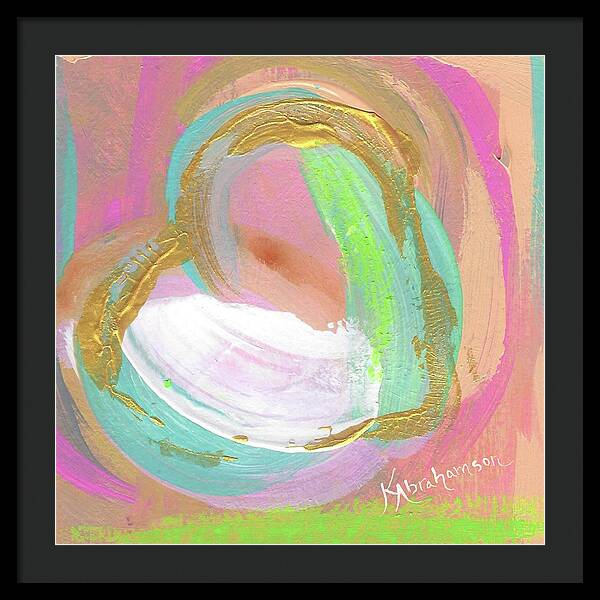 Heart Echo Love 2021 5 - Framed Print