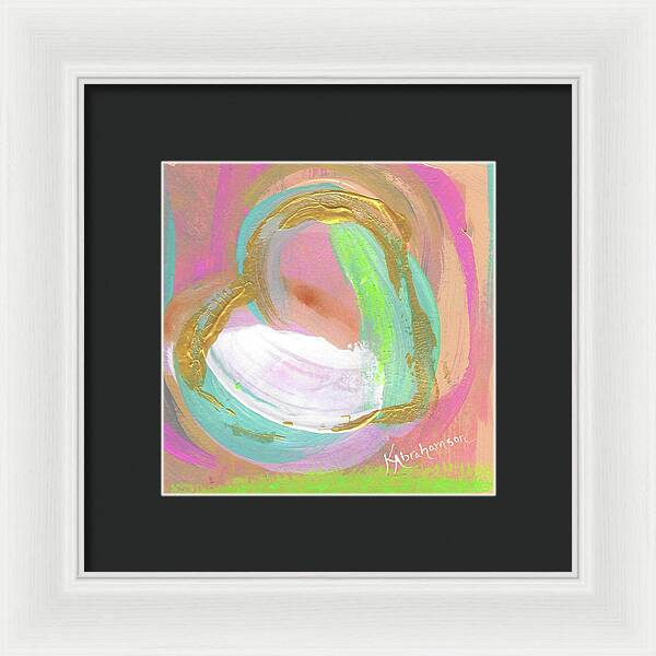 Heart Echo Love 2021 5 - Framed Print