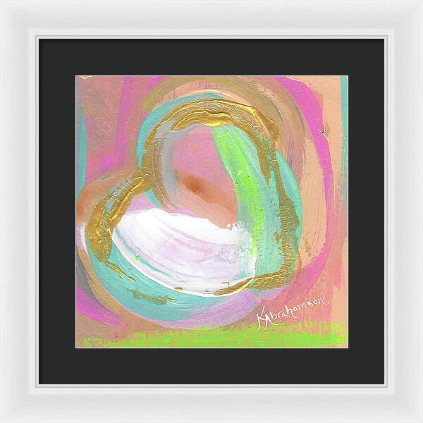 Heart Echo Love 2021 5 - Framed Print