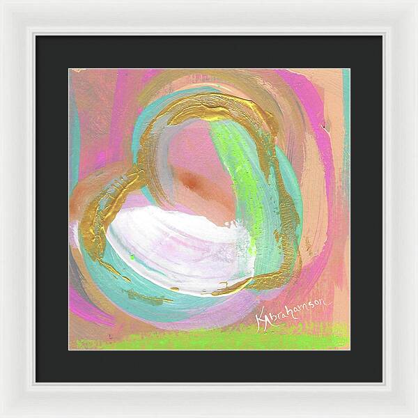 Heart Echo Love 2021 5 - Framed Print