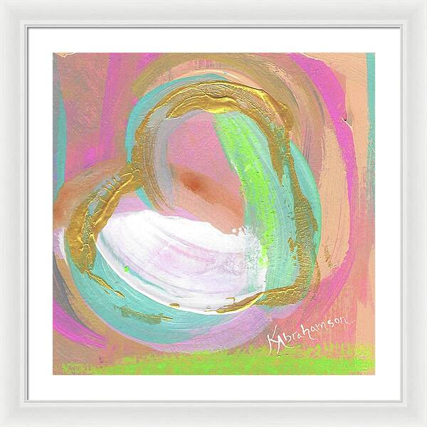 Heart Echo Love 2021 5 - Framed Print