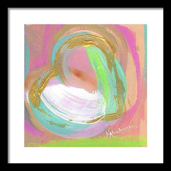 Heart Echo Love 2021 5 - Framed Print