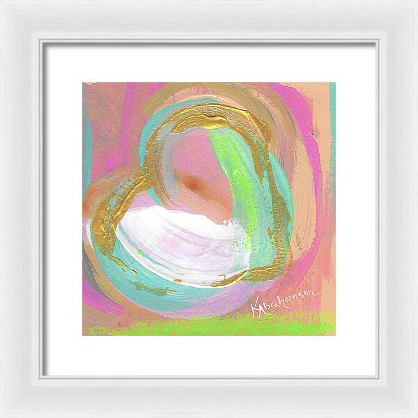 Heart Echo Love 2021 5 - Framed Print