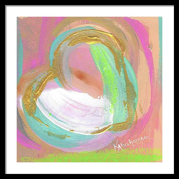 Heart Echo Love 2021 5 - Framed Print