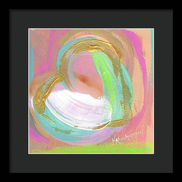 Heart Echo Love 2021 5 - Framed Print