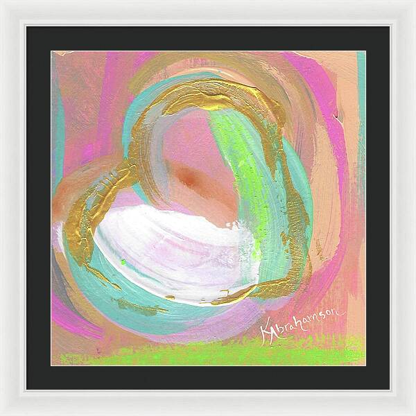 Heart Echo Love 2021 5 - Framed Print