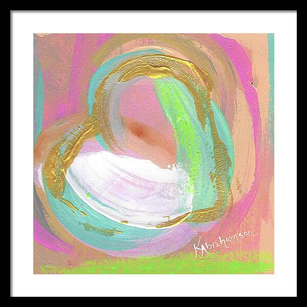 Heart Echo Love 2021 5 - Framed Print