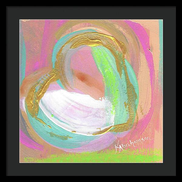 Heart Echo Love 2021 5 - Framed Print