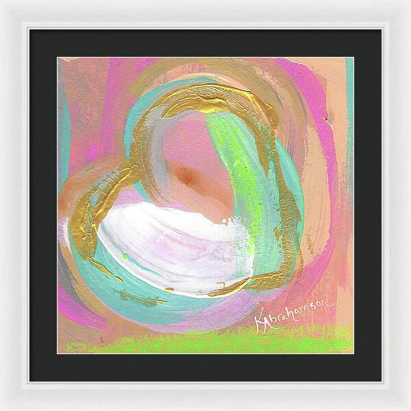 Heart Echo Love 2021 5 - Framed Print