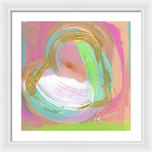 Heart Echo Love 2021 5 - Framed Print