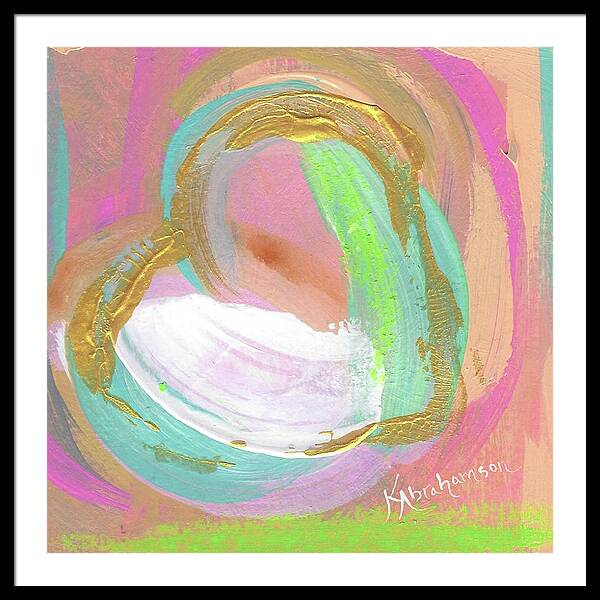 Heart Echo Love 2021 5 - Framed Print